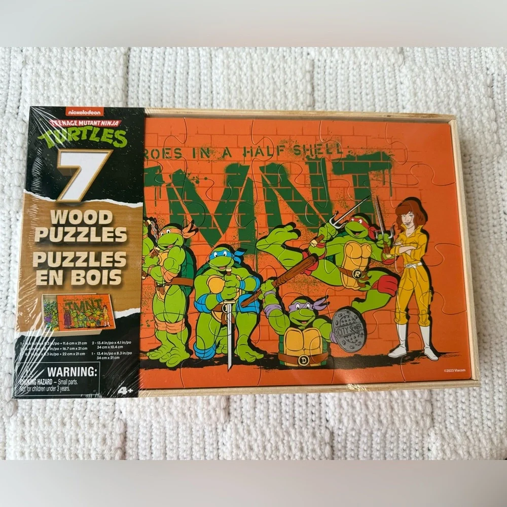 Teenage Mutant Ninja Turtles Wooden Puzzles set
